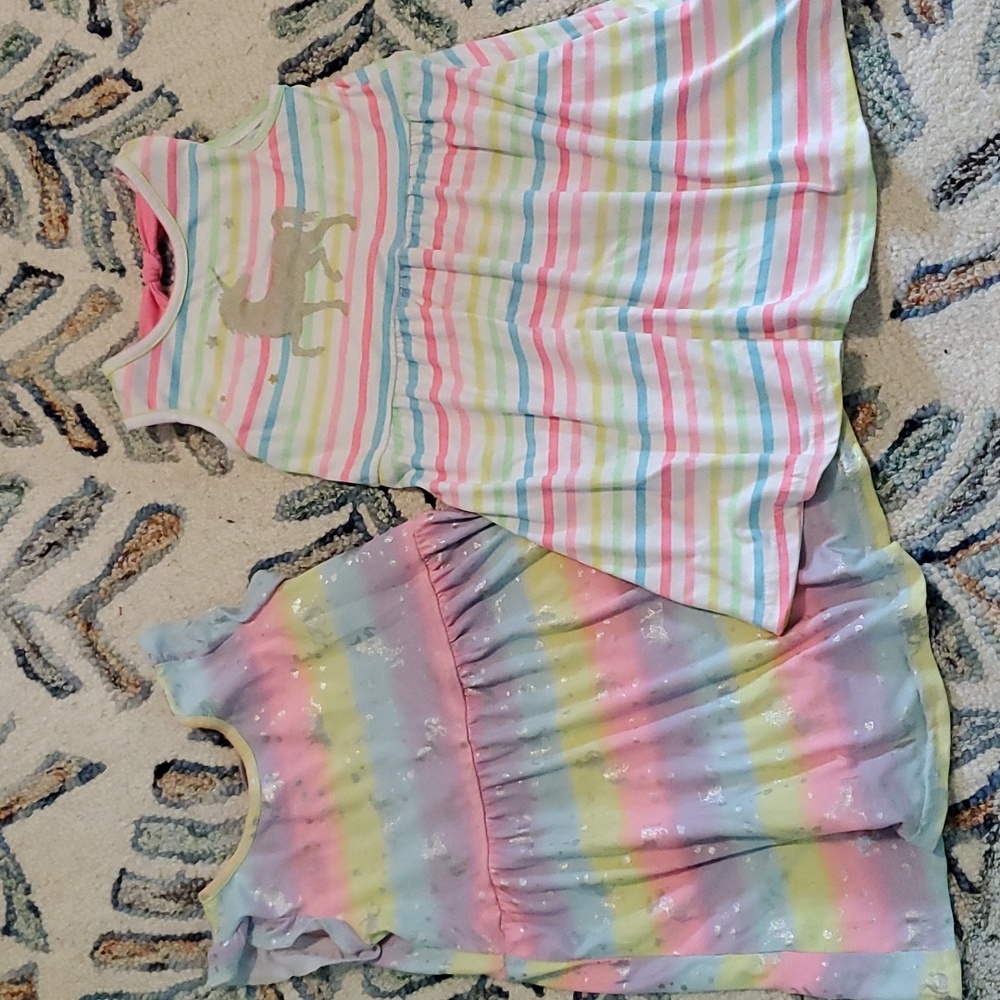 Rainbow Unicorn Toddler Dresses | SIZE 24M